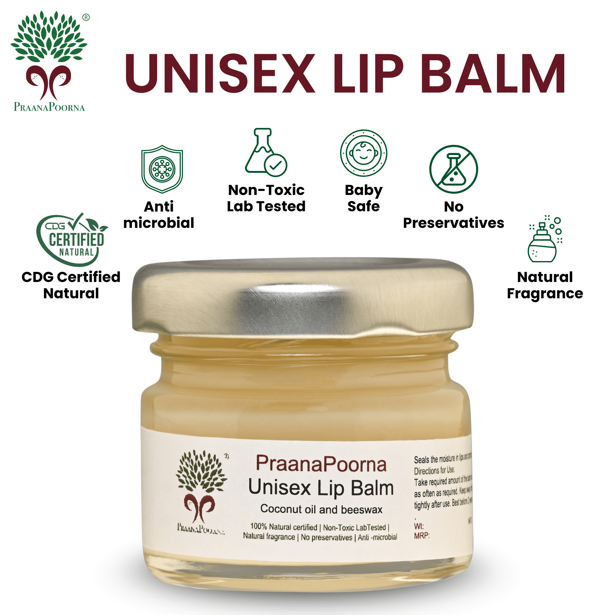 Unisex Lip Balm - 25 g – Lip Balms on Brown Living™. SKU: SKUB13. Img 4.