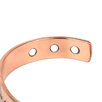 Unisex Pure Copper Healing Band – Womens Accessories by Bamboology available on Brown Living™. Bhairavi Devi Copper Kada . SKU: BHAIRAVI - DEVI - COPPER - KADA. Img 29.