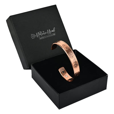 Unisex Pure Copper Healing Band – Womens Accessories by Bamboology available on Brown Living™. Seven Chakra Copper Kada . SKU: SEVEN - CHAKRA - COPPER - KADA. Img 22.