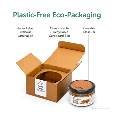 Unsweetened Cacao Powder - 100% Pure, Natural, Raw, Organic & Healthy – Cooking & Baking Supplies on Brown Living™. SKU: 1TC_CP - 1H. Img 7.