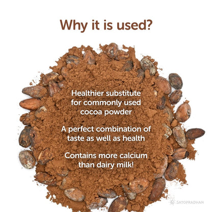 Unsweetened Cacao Powder - 100% Pure, Natural, Raw, Organic & Healthy – Cooking & Baking Supplies by SATOPRADHAN available on Brown Living™. . SKU: 1TC_CP - 1H. Img 4.