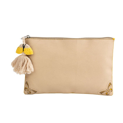 Upcycled Artisan Clutch – Stylish and Sustainable | Verified Sustainable by Brown Living™