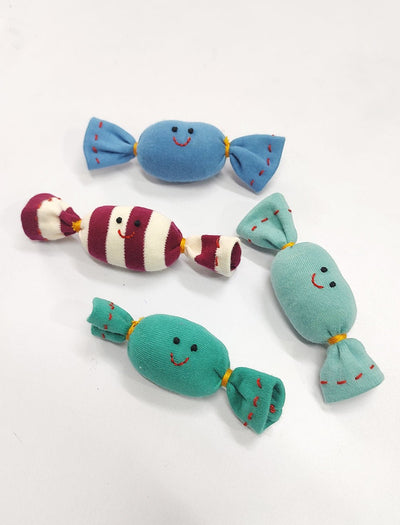 Upcycled Blue Candy Brooch – Womens Accessories on Brown Living™. SKU: 0100BroochCANDYBLUES. Img 3.