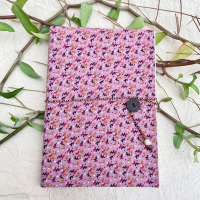 Upcycled Cloth Journal | Handmade, Sustainable Stationery – Notebooks & Notepads on Brown Living™. SKU: 020016012019. Img 5.