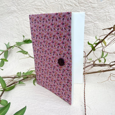 Upcycled Cloth Journal | Handmade, Sustainable Stationery – Notebooks & Notepads on Brown Living™. SKU: 020016012019. Img 8.