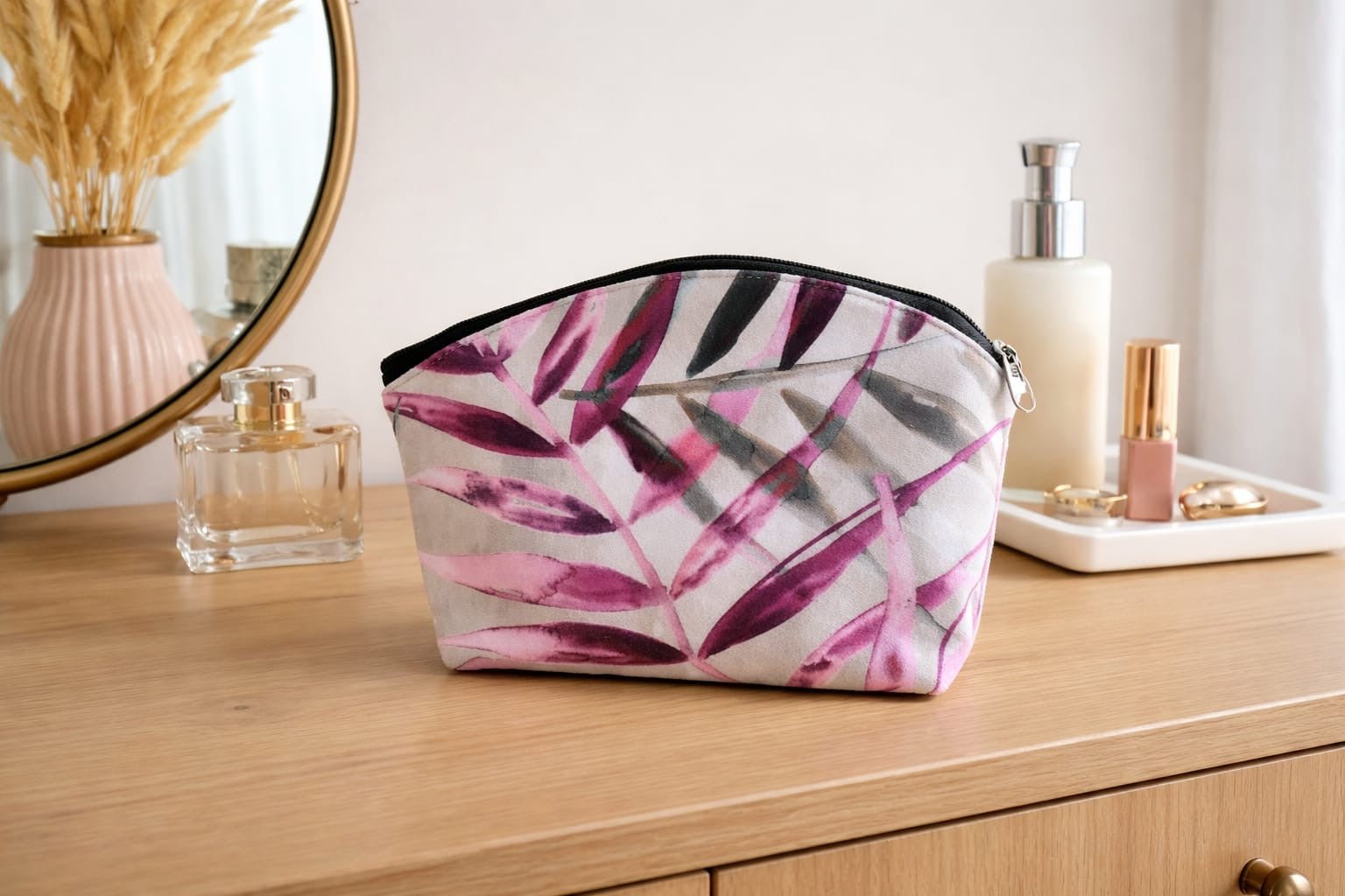 Upcycled Cloth Pouch Eco Friendly Multipurpose Organizer – Womens Accessories on Brown Living™. SKU: BL-IRAART-043. Img 4.