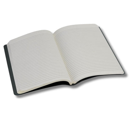 Upcycled Cotton Rag Paper Cover Softcover Notepad with FSC Paper – Notebooks & Notepads by The Urban Nordic available on Brown Living™. . SKU: BKCOPBFSCRD - A5 - 1. Img 4.