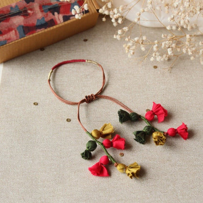 Upcycled Fabric Artisanal Lumba Rakhi | Verified Sustainable by Brown Living™