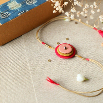 Upcycled Fabric Artisanal Rakhi | Color Rings | Verified Sustainable by Brown Living™