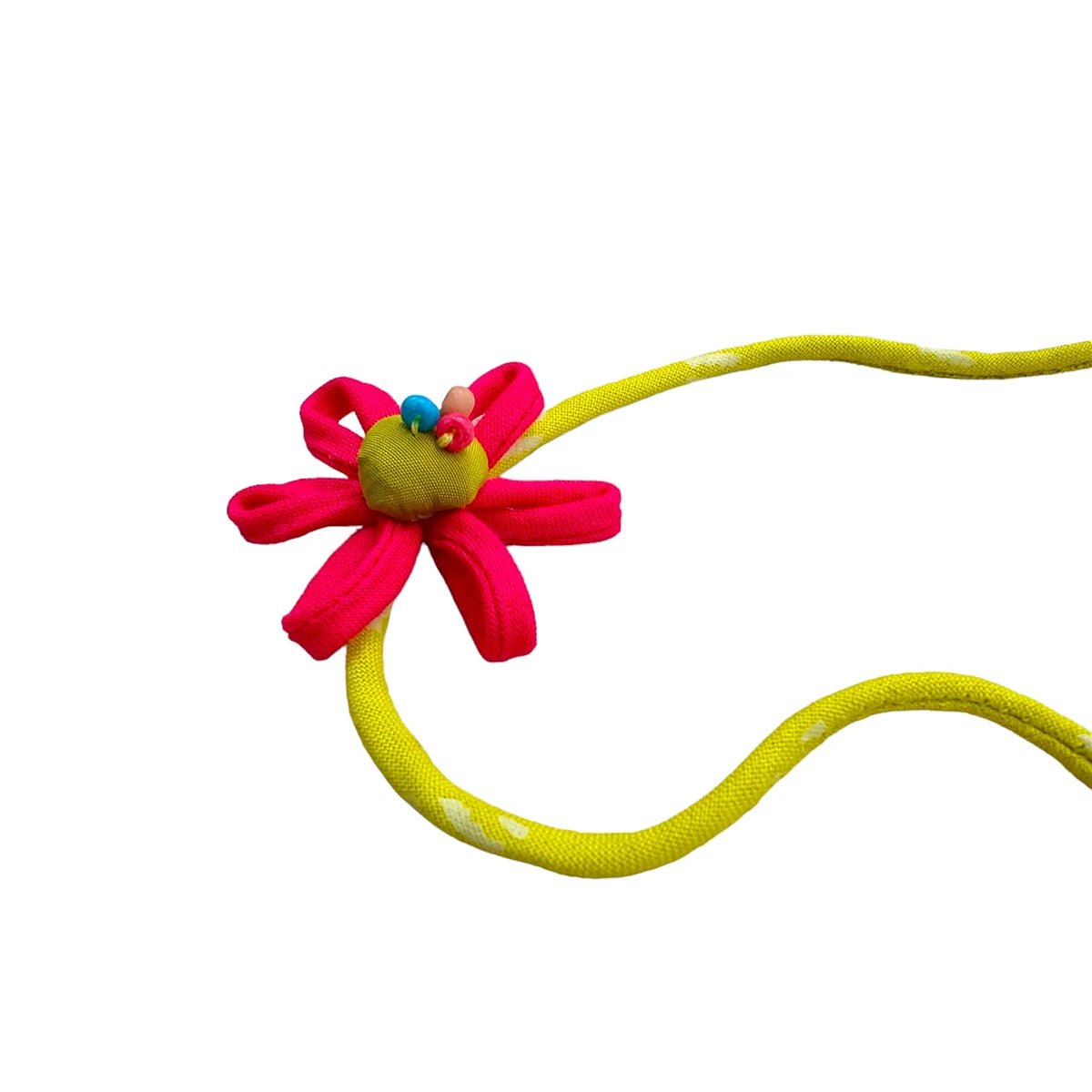 Upcycled Handmade Pink Earth Rakhi – Rakhi by USE ME WORKS available on Brown Living™. . SKU: UMW - Rakhi - 14. Img 2.