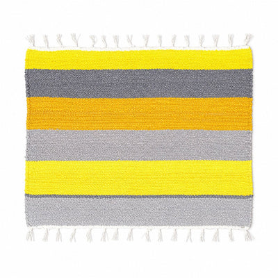 Upcycled Marine Textile Doormat | Reclaimed Fabric Home Mat – Mats & Rugs on Brown Living™. SKU: Pattern3multi. Img 8.