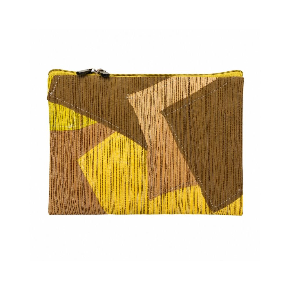 Upcycled Marine Textile Travel Organiser Pouch – Travel Organiser on Brown Living™. SKU: PUSBLU. Img 16.