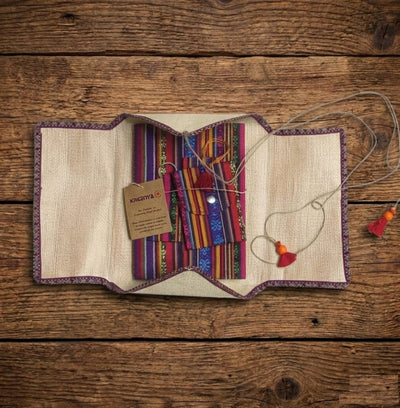 Upcycled Notebook Gift Set | Eco - Friendly Sustainable Stationery Gift – Gift Hampers on Brown Living™. SKU: KRBL07. Img 4.