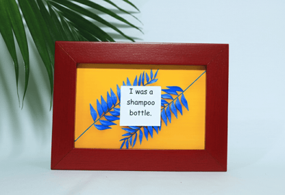 Upcycled Photo Frame – Made from Recycled Household Plastic Waste – Decor & Artefacts on Brown Living™. SKU: PF001. Img 3.