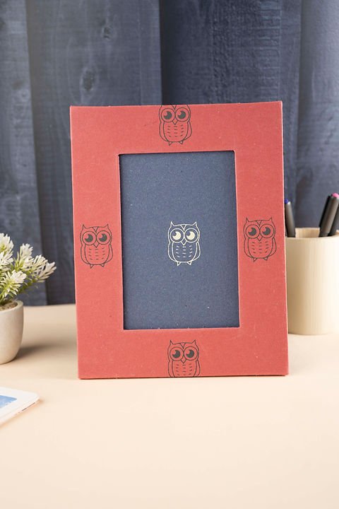 Upcycled Photo Frame Set of 2 | Eco Friendly Picture Frames – Home Decor on Brown Living™. SKU: ANTUPFMOWHHG. Img 1.