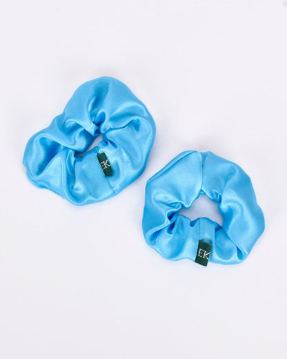 Upcycled Satin Scrunchies (Set of 2) | Verified Sustainable by Brown Living™