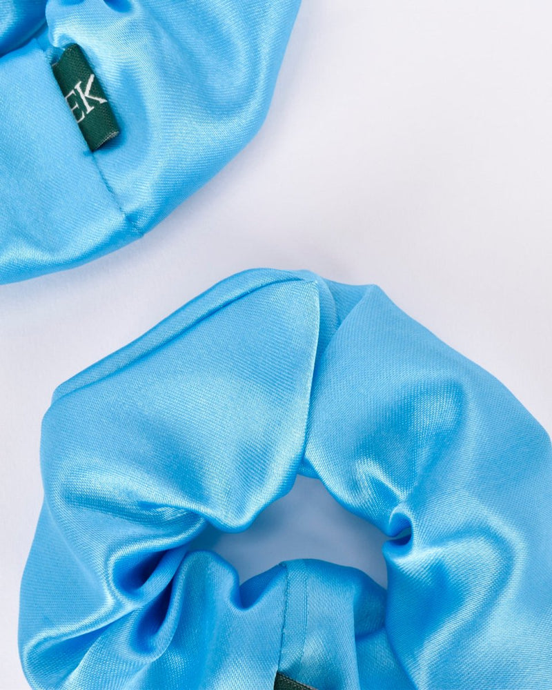 Upcycled Satin Scrunchies (Set of 2) | Verified Sustainable by Brown Living™