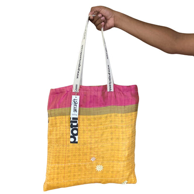 Upcycled Tote Bag Sustainable Reusable Carry Bag – Tote Bag on Brown Living™. SKU: ASWMYE. Img 31.
