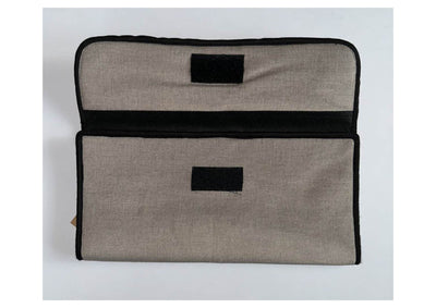 Upcycled Travel Wallet | Eco - Friendly Organizer for Cards & Currency – Travel Accessories on Brown Living™. SKU: TWIA-1_2. Img 2.