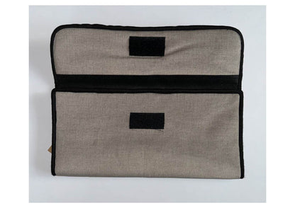 Upcycled Travel Wallet | Eco - Friendly Organizer for Cards & Currency – Travel Accessories on Brown Living™. SKU: TWIA-1_2. Img 2.