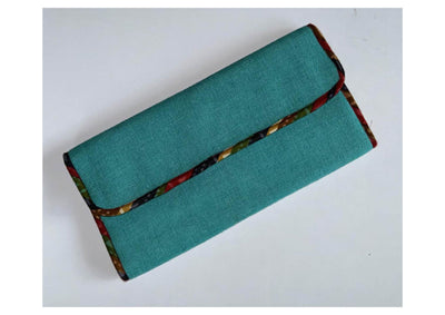 Upcycled Travel Wallet | Eco - Friendly Organizer for Cards & Currency – Travel Accessories on Brown Living™. SKU: TWIA-1. Img 7.