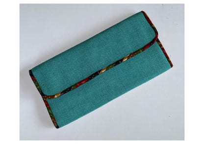 Upcycled Travel Wallet | Eco - Friendly Organizer for Cards & Currency – Travel Accessories on Brown Living™. SKU: TWIA-1. Img 7.