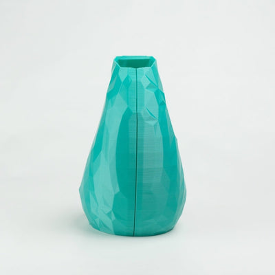 Upturned Comma Plant - Based Seafoam Green Vase – Home Decor on Brown Living™. SKU: UPCOEDPLAGA050. Img 2.
