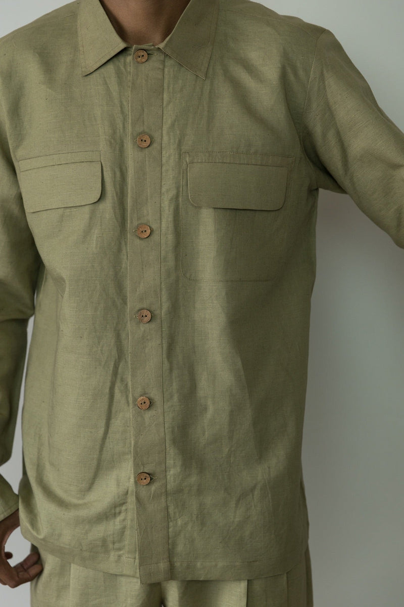 Utility OverHemp Cotton Shirt | Verified Sustainable Mens Shirt on Brown Living™