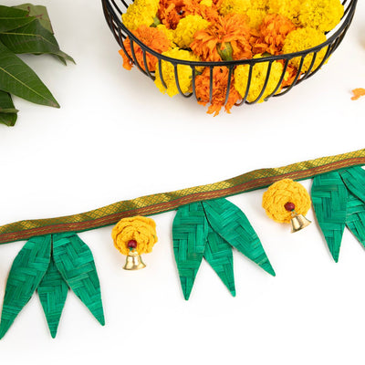 Utsav Handcrafted Bamboo Toran – Home Decor on Brown Living™. SKU: DE-916. Img 1.