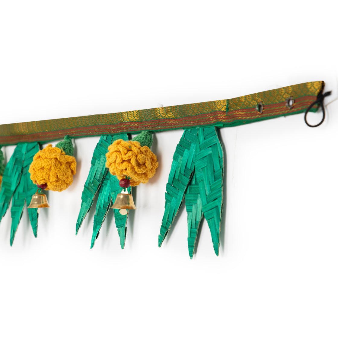 Utsav Handcrafted Bamboo Toran – Home Decor on Brown Living™. SKU: DE-916. Img 3.
