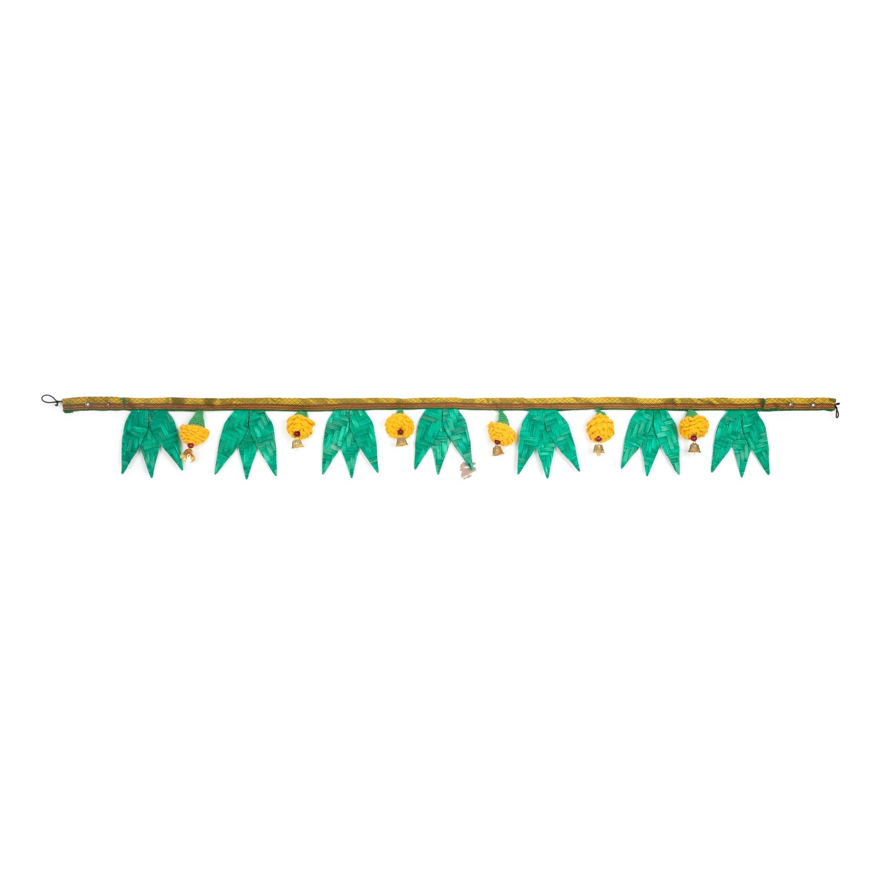 Utsav Handcrafted Bamboo Toran – Home Decor on Brown Living™. SKU: DE-916. Img 2.
