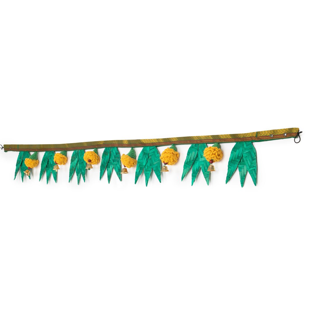 Utsav Handcrafted Bamboo Toran – Home Decor on Brown Living™. SKU: DE-916. Img 4.