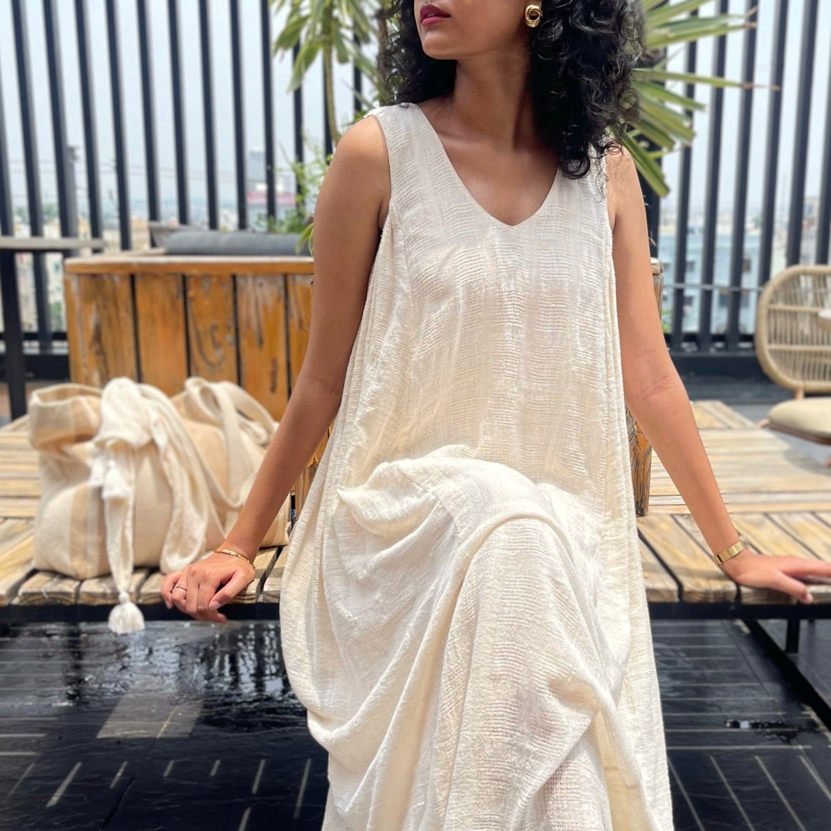 V – The Versatile Dress | Stylish & Comfortable Women’s Wear – Womens Dress by vēva available on Brown Living™. Xs . SKU: V - V - TM - 070. Img 4.