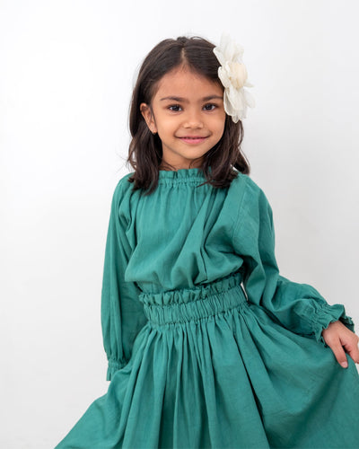 Vaayu Play Set Co - Ord Set For Girls Comfortable Kids Outfit – Kids Daywear Sets on Brown Living™. SKU: VPG01001. Img 4.