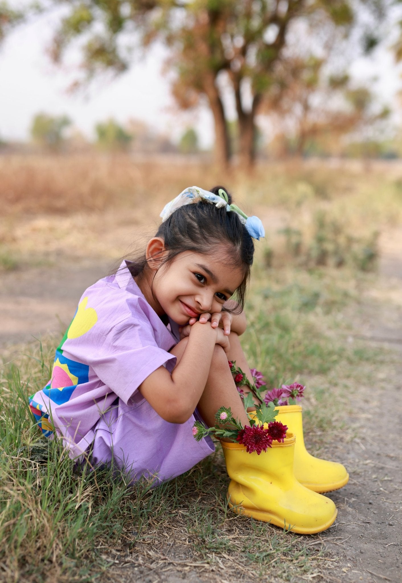 Vacay Please Girls Cotton Co - ord Set | Printed Comfortable Kids Outfit – Kids Daywear Sets on Brown Living™. SKU: VPG23M1. Img 5.