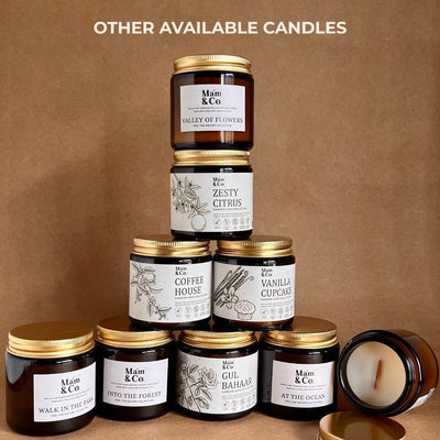 Valley of Flowers - 100% Coconut Wax Botanical Candle – Candles & Fragrances on Brown Living™. SKU: BC10003. Img 7.