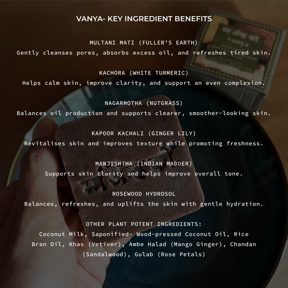 Vanya Ubtan Coconut Milk Cold Process Soap – Body Soap on Brown Living™. SKU: CB08. Img 3.