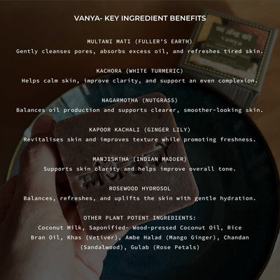 Vanya Ubtan Coconut Milk Cold Process Soap – Body Soap on Brown Living™. SKU: CB08. Img 3.