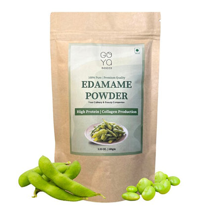 Vegan Edamame Powder - 100gm | Plant - based Superfood | Verified Sustainable by Brown Living™