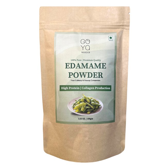 Vegan Edamame Powder - 100gm | Plant - based Superfood | Verified Sustainable by Brown Living™