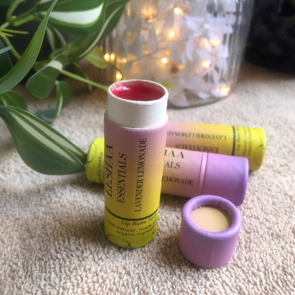Vegan Hydrating Lip Balm Stick - Lavender Lemonade (10g) | Verified Sustainable Lip Balms on Brown Living™