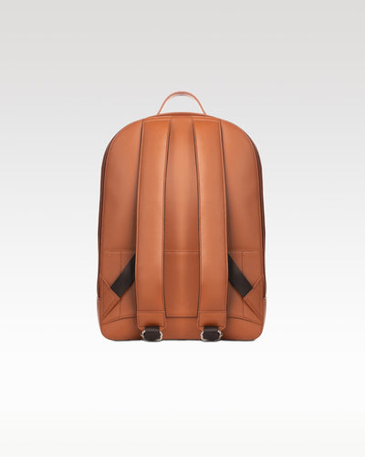 Vegan Leather Laptop Backpack for Everyday Use – Backpacks on Brown Living™. SKU: BL-BPK-BRN-001. Img 11.