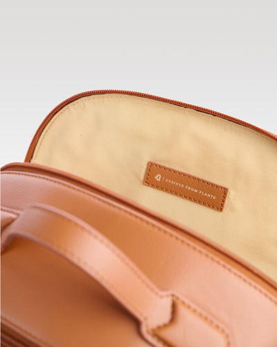 Vegan Leather Laptop Backpack for Everyday Use – Backpacks on Brown Living™. SKU: BL-BPK-BRN-001. Img 13.