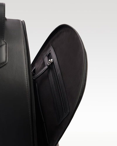 Vegan Leather Laptop Backpack for Everyday Use – Backpacks on Brown Living™. SKU: BL-BPK-BRN-002. Img 7.