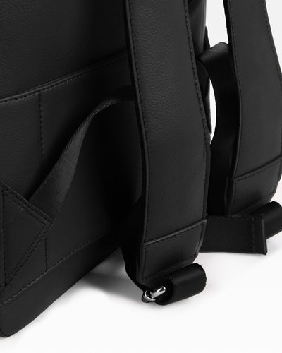 Vegan Leather Laptop Backpack for Everyday Use – Backpacks on Brown Living™. SKU: BL-BPK-BRN-002. Img 6.