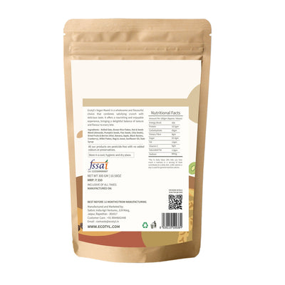 Vegan Muesli | Freeze Dried Fruits | Nuts Mix | 300g – Cereal & Meusli on Brown Living™. SKU: ECOTYL00055. Img 6.