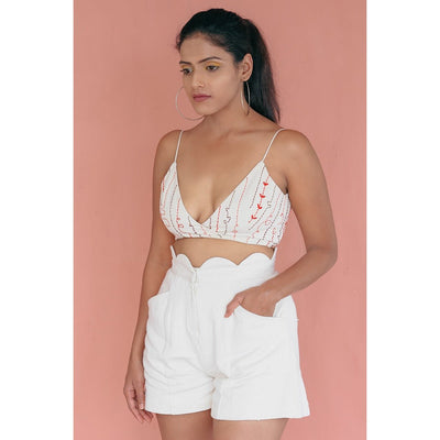 Vie Bralette Top | Comfortable Crop Top for Women – Womens Top on Brown Living™. SKU: DL0130XSn. Img 3.