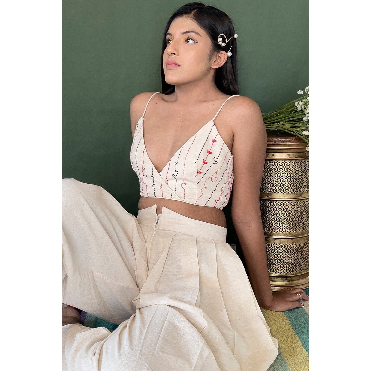Vie Bralette Top | Comfortable Crop Top for Women – Womens Top on Brown Living™. SKU: DL0130XSn. Img 2.