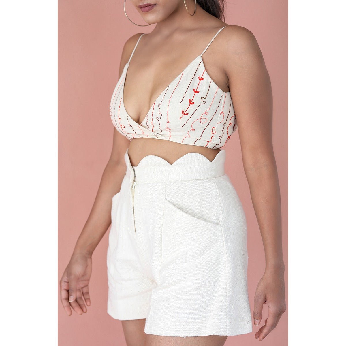 Vie Bralette Top | Comfortable Crop Top for Women – Womens Top on Brown Living™. SKU: DL0130XSn. Img 1.
