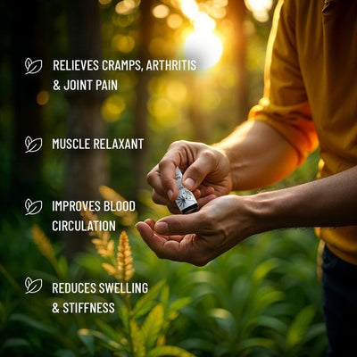 Vijaya Leaf Healing Roll - on – Body Oil on Brown Living™. SKU: VLROCB010L. Img 3.